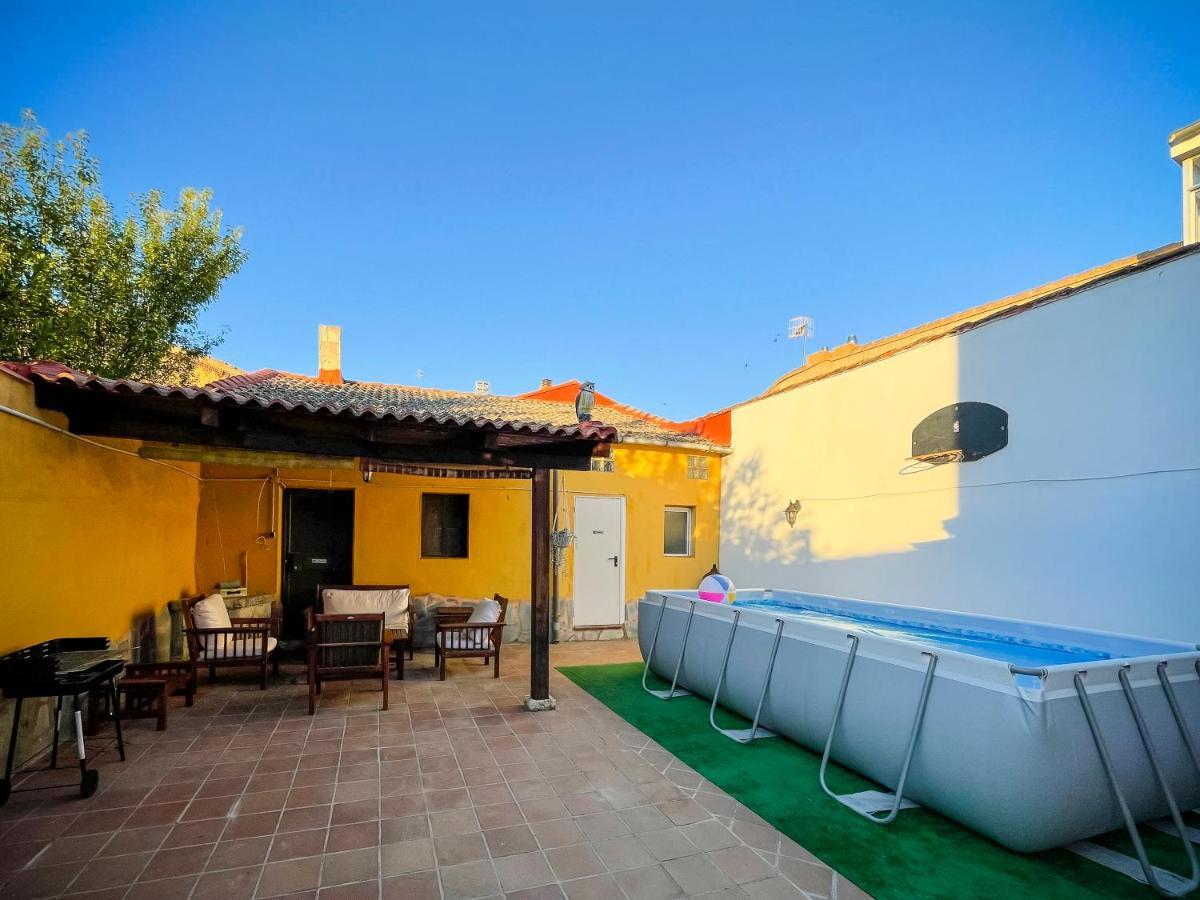 Casa El Arrabal, Casa Con Chimenea, Piscina Y Patio Villa Medina de Ríoseco Esterno foto