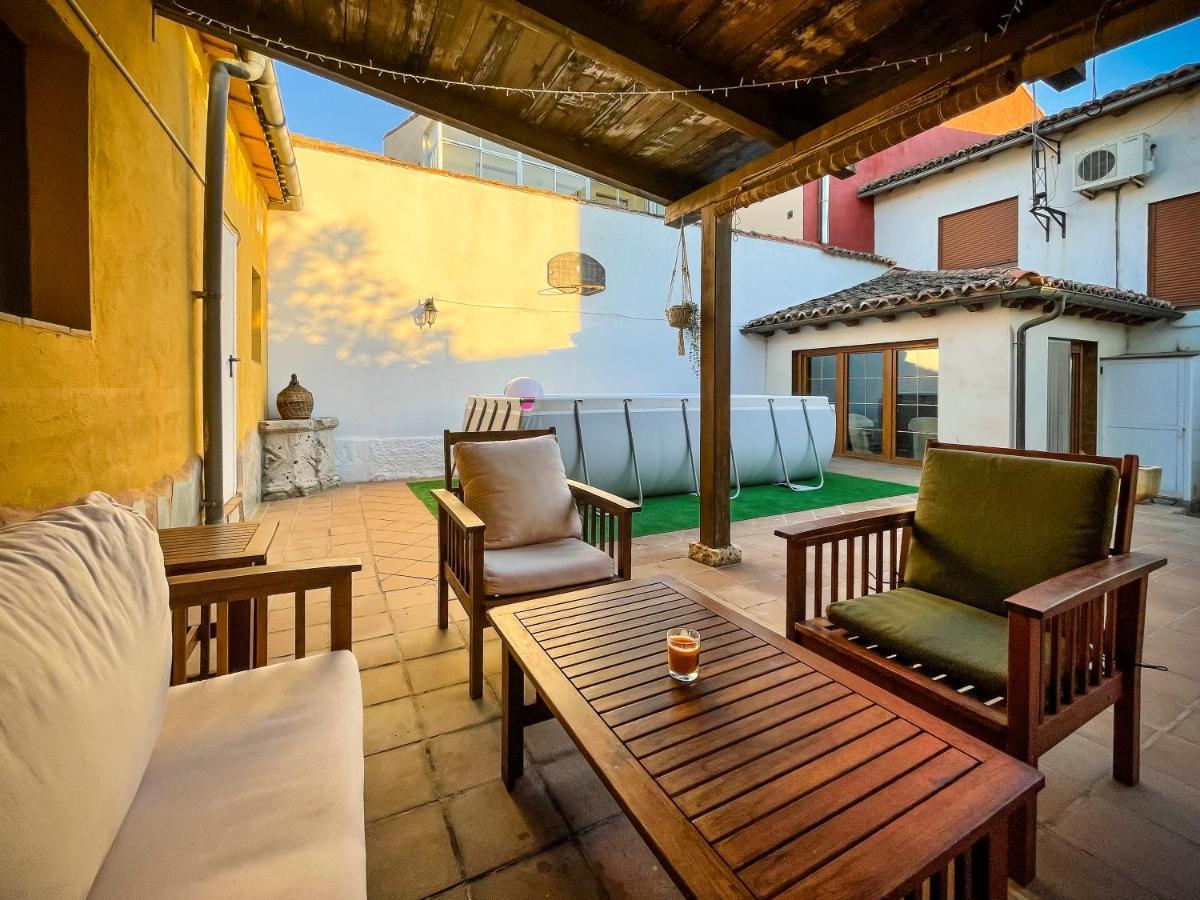 Casa El Arrabal, Casa Con Chimenea, Piscina Y Patio Villa Medina de Ríoseco Esterno foto