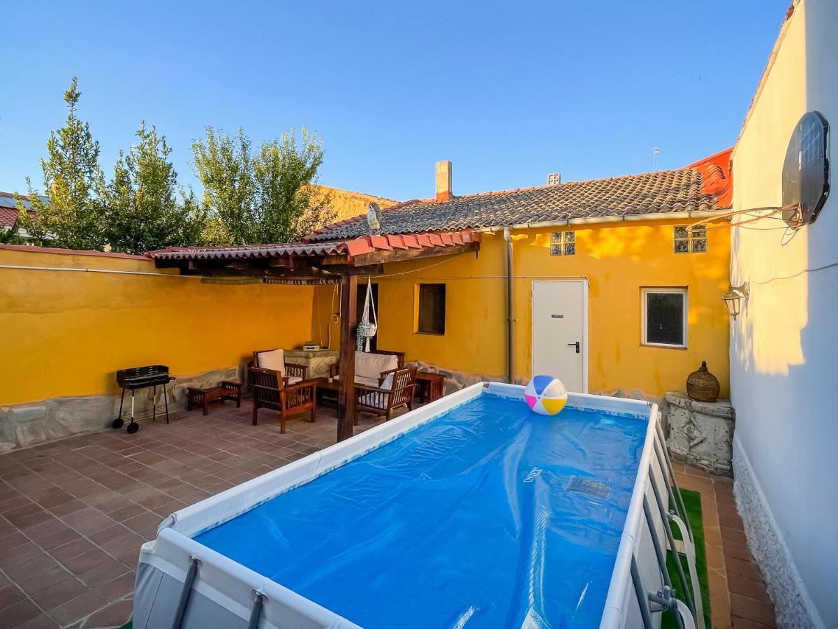 Casa El Arrabal, Casa Con Chimenea, Piscina Y Patio Villa Medina de Ríoseco Esterno foto